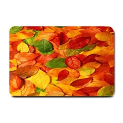 Leaves Texture Small Doormat  by BangZart