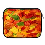 Leaves Texture Apple iPad 2/3/4 Zipper Cases Front