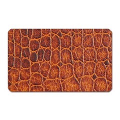 Crocodile Skin Texture Magnet (rectangular) by BangZart