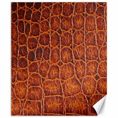 Crocodile Skin Texture Canvas 8  X 10  by BangZart