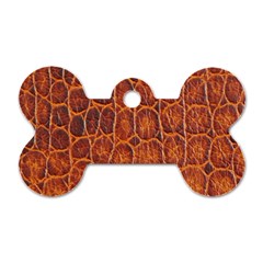 Crocodile Skin Texture Dog Tag Bone (two Sides) by BangZart