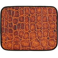 Crocodile Skin Texture Fleece Blanket (mini) by BangZart