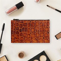 Crocodile Skin Texture Cosmetic Bag (small)  by BangZart