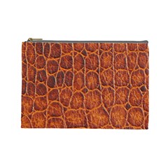 Crocodile Skin Texture Cosmetic Bag (large)  by BangZart