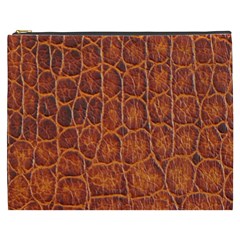 Crocodile Skin Texture Cosmetic Bag (xxxl)  by BangZart