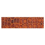 Crocodile Skin Texture Satin Scarf (Oblong) Front