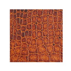 Crocodile Skin Texture Small Satin Scarf (square) by BangZart