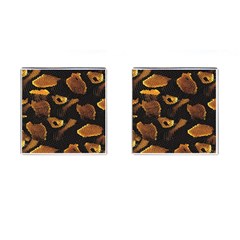 Gold Snake Skin Cufflinks (square) by BangZart