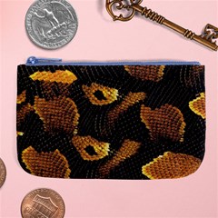 Gold Snake Skin Large Coin Purse by BangZart