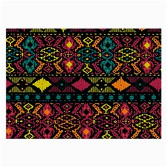 Bohemian Patterns Tribal Large Glasses Cloth (2-side) by BangZart