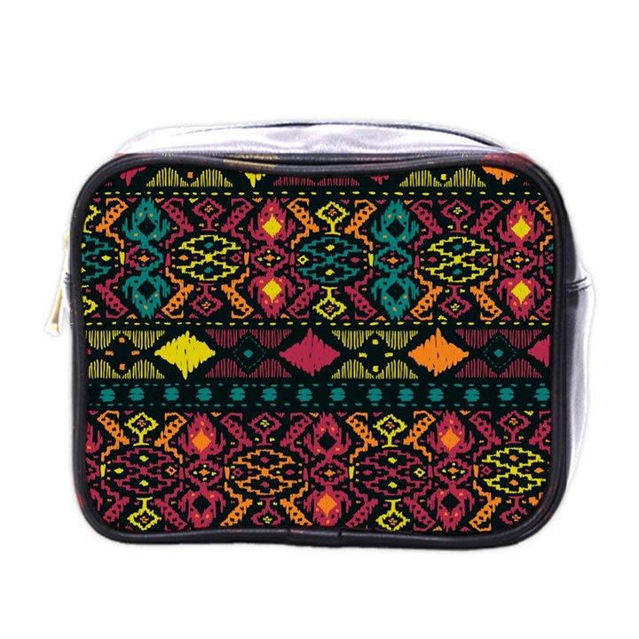 Bohemian Patterns Tribal Mini Toiletries Bags