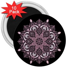 Ornate Mandala 3  Magnets (10 Pack)  by Valentinaart