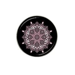 Ornate Mandala Hat Clip Ball Marker by Valentinaart