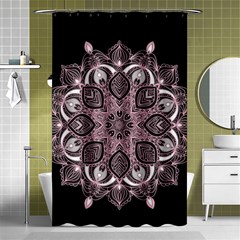 Ornate Mandala Shower Curtain 48  X 72  (small)  by Valentinaart