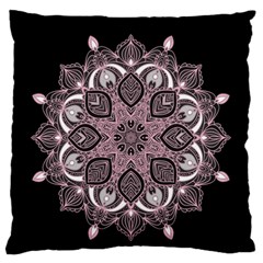 Ornate Mandala Large Cushion Case (two Sides) by Valentinaart