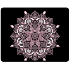 Ornate Mandala Double Sided Fleece Blanket (medium)  by Valentinaart