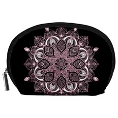 Ornate Mandala Accessory Pouches (large)  by Valentinaart