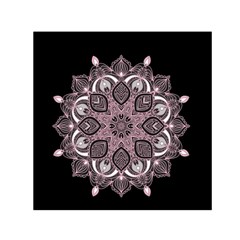 Ornate Mandala Small Satin Scarf (square) by Valentinaart