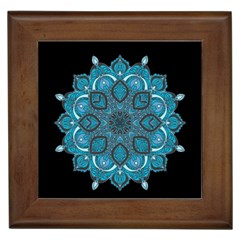 Ornate Mandala Framed Tiles by Valentinaart