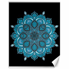 Ornate Mandala Canvas 12  X 16   by Valentinaart