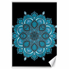 Ornate Mandala Canvas 24  X 36  by Valentinaart