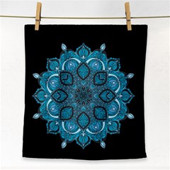 Ornate Mandala Face Towel by Valentinaart