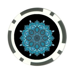 Ornate Mandala Poker Chip Card Guard (10 Pack) by Valentinaart