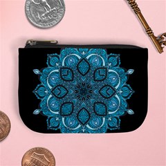 Ornate Mandala Mini Coin Purses by Valentinaart