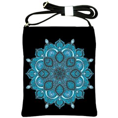 Ornate Mandala Shoulder Sling Bags by Valentinaart