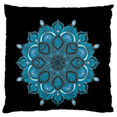 Ornate Mandala Standard Flano Cushion Case (one Side) by Valentinaart