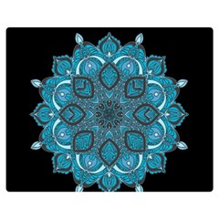 Ornate Mandala Double Sided Flano Blanket (medium)  by Valentinaart