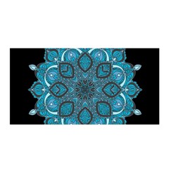 Ornate Mandala Satin Wrap by Valentinaart