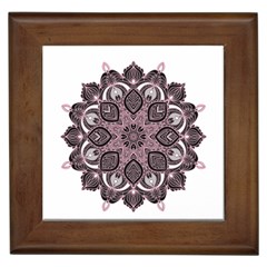 Ornate Mandala Framed Tiles by Valentinaart