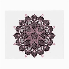 Ornate Mandala Small Glasses Cloth (2-side) by Valentinaart