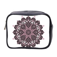 Ornate Mandala Mini Toiletries Bag 2-side by Valentinaart