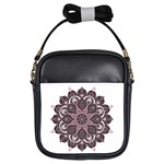 Ornate mandala Girls Sling Bags Front