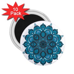 Ornate Mandala 2 25  Magnets (10 Pack)  by Valentinaart