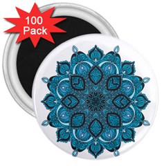 Ornate Mandala 3  Magnets (100 Pack) by Valentinaart