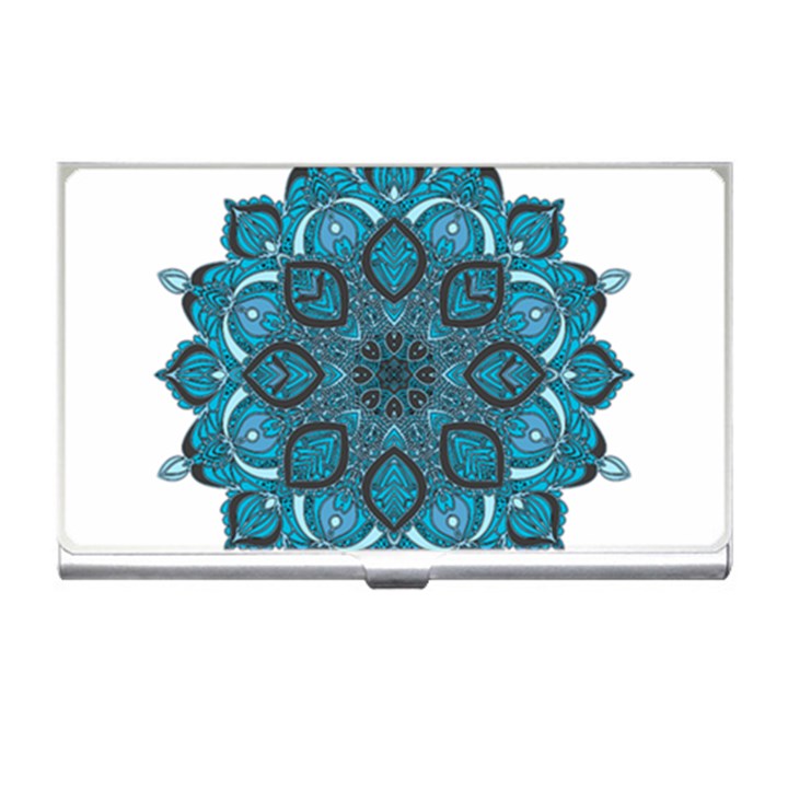 Ornate mandala Business Card Holders