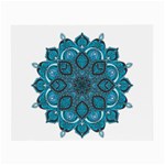 Ornate mandala Small Glasses Cloth (2-Side) Back