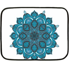 Ornate Mandala Fleece Blanket (mini) by Valentinaart