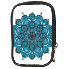 Ornate Mandala Compact Camera Cases by Valentinaart