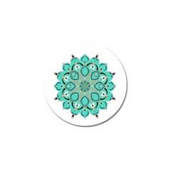 Ornate Mandala Golf Ball Marker by Valentinaart