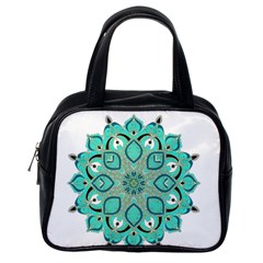 Ornate Mandala Classic Handbags (one Side) by Valentinaart