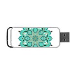 Ornate mandala Portable USB Flash (One Side) Front