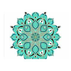 Ornate Mandala Double Sided Flano Blanket (mini)  by Valentinaart