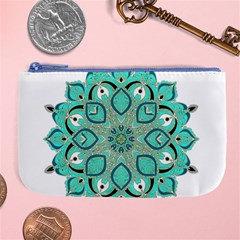 Ornate Mandala Large Coin Purse