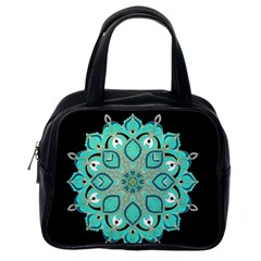 Ornate Mandala Classic Handbags (one Side) by Valentinaart