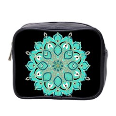 Ornate Mandala Mini Toiletries Bag 2-side by Valentinaart