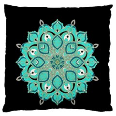 Ornate Mandala Standard Flano Cushion Case (two Sides) by Valentinaart